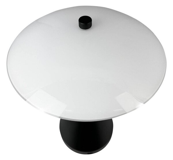 Stolní lampa Dyberg Larsen, Vienna, stmívatelné, Černá, Obývací pokoj, Kov, Design