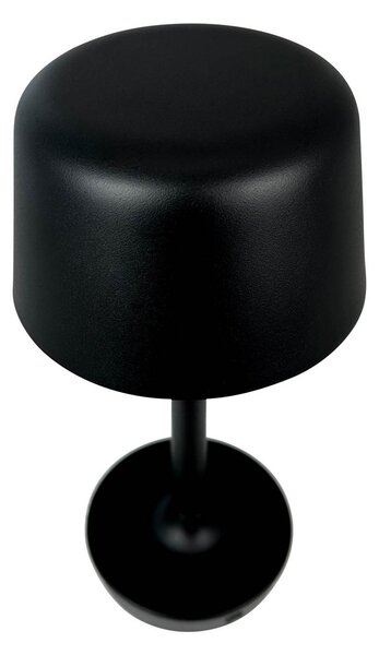 Stolní lampa Dyberg Larsen, Flow, stmívatelné, Černá, Obývací pokoj, Kov, Skandinávský