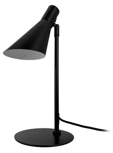 Stolní lampa Dyberg Larsen, DL12, Černá, Obývací pokoj, Kov, Design