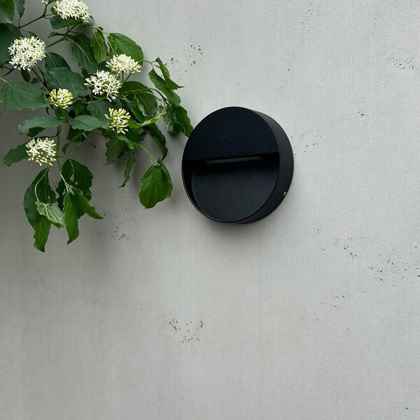 Venkovní svítidla Dyberg Larsen, Pluto, Černá, Hliník, Design