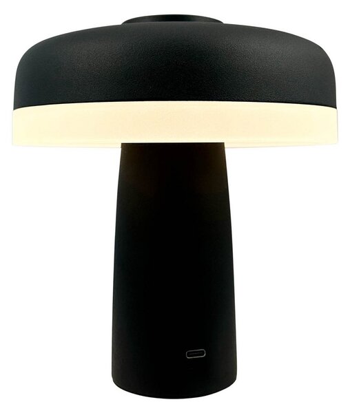 Stolní lampa Dyberg Larsen, Porter, stmívatelné, Černá, Obývací pokoj, Kov, Skandinávský