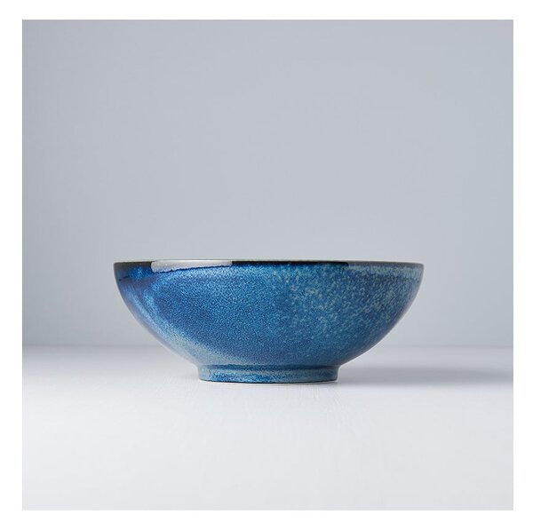 Modrá keramická miska MIJ Indigo, ø 21 cm