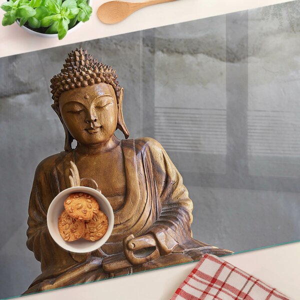 Skleněné krájecí prkénko Buddha v meditaci ddk-nr-wm-00006150