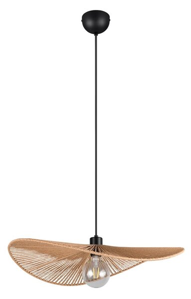 Matně černé závěsné svítidlo ø 58 cm Laurine – Reality
