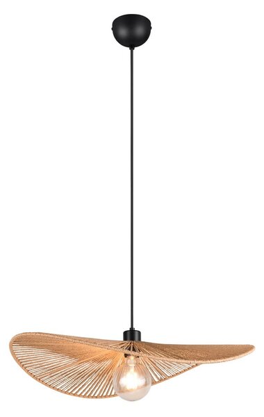 Matně černé závěsné svítidlo ø 58 cm Laurine – Reality