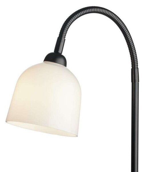 Stojací Lampa Halo Design, Černá, Obývací pokoj, Kov