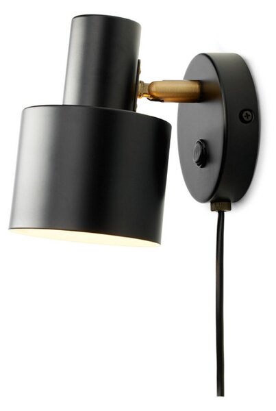 Nástěnná Svítidla Halo Design, Černá, Obývací pokoj, Kov