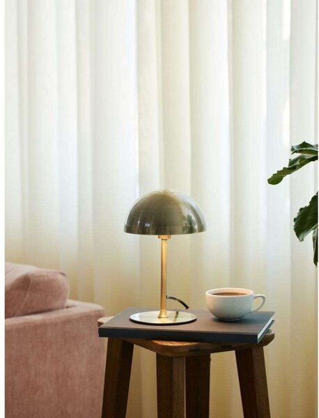 Stolní lampa Halo Design, Hnědá / Rezavá, Obývací pokoj, Kov