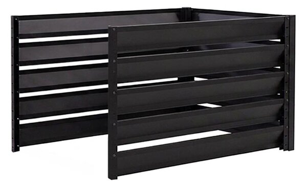Kompostér Trestles KOMP přístavek 1600x1100x970 mm, 1660 l, černý