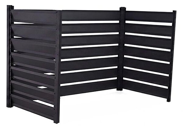 Kompostér Trestles KOMP-A přístavek 1100x1600x1330 mm, 2280 l, černý