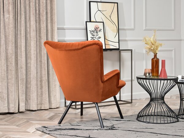 Relaxační křeslo Lanzaris (černá). Akce -10%