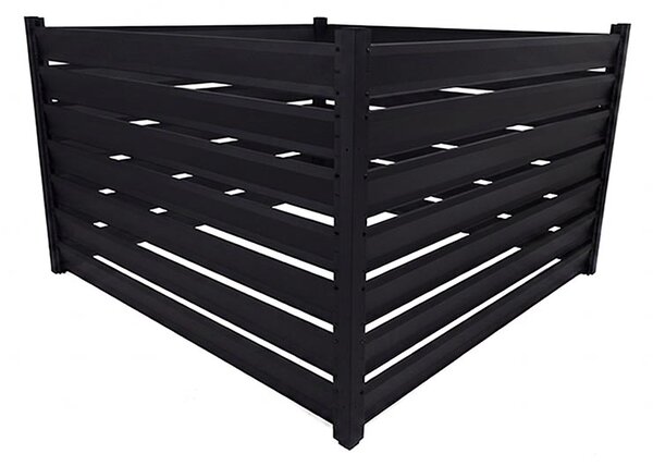 Kompostér Trestles KOMP-A 1600x1600x1330 mm, 3340 l, černý