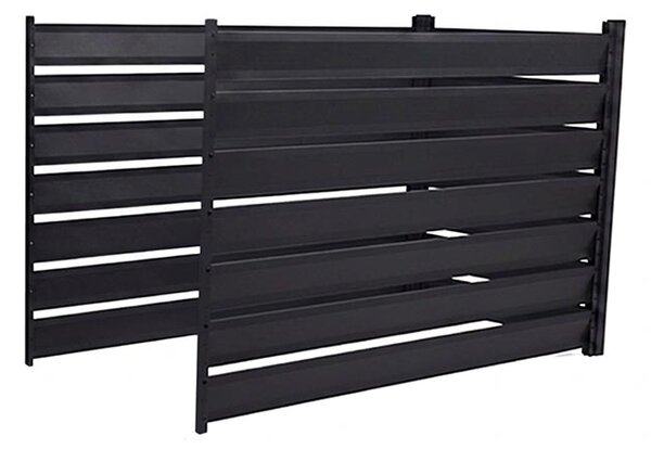 Kompostér Trestles KOMP-A přístavek 1600x1100x1330 mm, 2280 l, černý