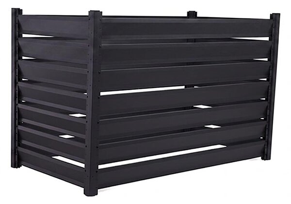 Kompostér Trestles KOMP-A 2100x1600x1330 mm, 4390 l, černý