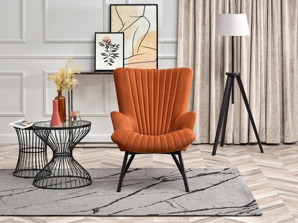 Relaxační křeslo Lanzaris (černá). Akce -10%