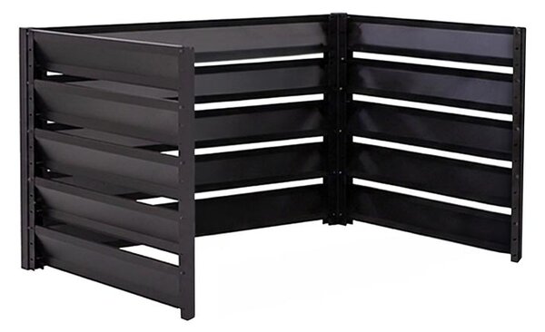 Kompostér Trestles KOMP přístavek 1100x1600x970 mm, 1660 l, černý