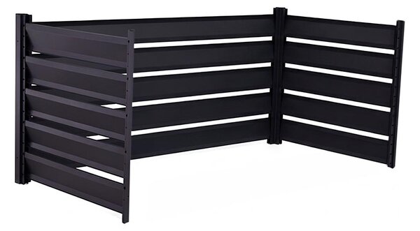 Kompostér Trestles KOMP přístavek 1100x2100x970 mm, 2190 l, černý