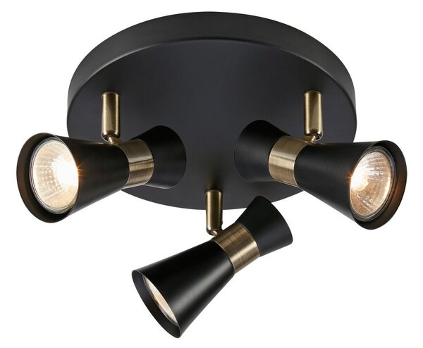 Stropní Lampa Markslöjd, Folie, stmívatelné, Černá, Obývací pokoj, Kov, Moderní