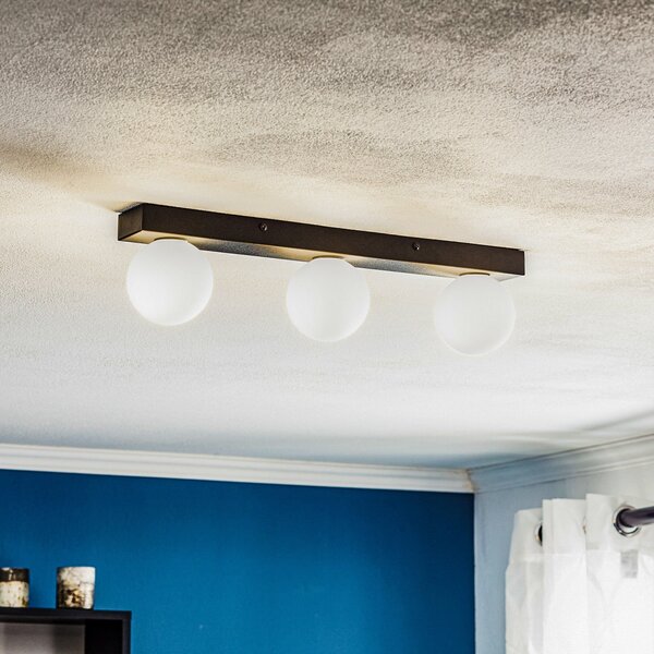 Stropní Lampa Markslöjd, Mini, stmívatelné, Černá, Koupelna, Sklo, Moderní