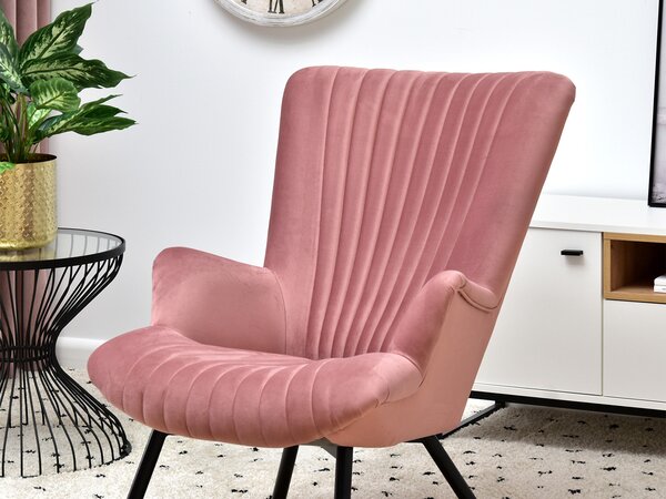 Relaxační křeslo Lanzaris (černá). Akce -10%