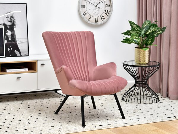 Relaxační křeslo Lanzaris (černá). Akce -10%