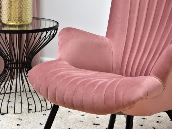 Relaxační křeslo Lanzaris (černá). Akce -10%