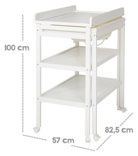 Bílý přebalovací pult Style grau – Roba