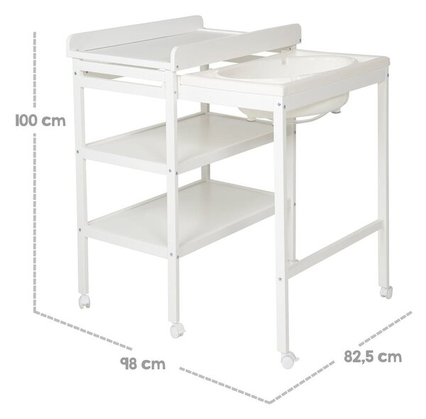 Bílý přebalovací pult Style grau – Roba