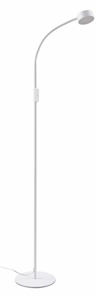 Stojací Lampa Lindby, Maori, stmívatelné, Bílá, Pracovna, Kov, Moderní