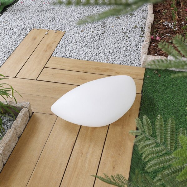 Venkovní svítidla Lindby, Arani, Bílá, Balkon, Plast, Moderní
