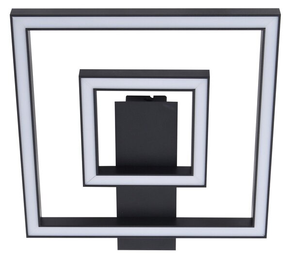 Stropní Lampa Lindby, Madamo, Černá, Obývací pokoj, Hliník, Moderní
