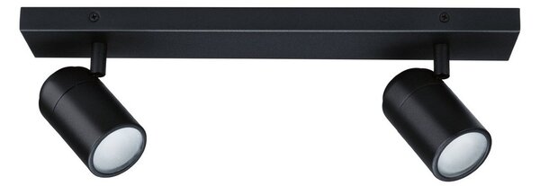 Stropní Lampa Paulmann, Zyli, stmívatelné, Černá, Koupelna, Kov, Moderní