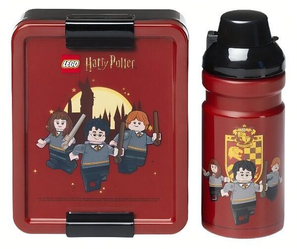 Červený svačinový set LEGO® Harry Potter Nebelvír