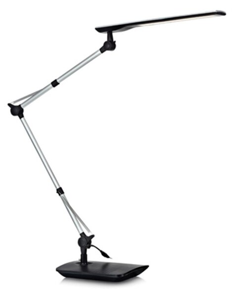 Stolní lampa Markslöjd, Metalická, Pracovna, Hliník
