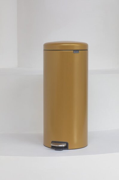 Nášlapný ocelový odpadkový koš ve zlaté barvě 30 l NewIcon – Brabantia