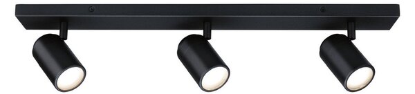 Stropní Lampa Paulmann, Zyli, stmívatelné, Černá, Koupelna, Kov, Moderní