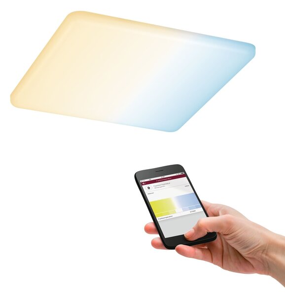 P 95384 LED vestavné svítidlo Veluna VariFit Zigbee měnitelná bílá 185x185mm IP44 15W - PAULMANN