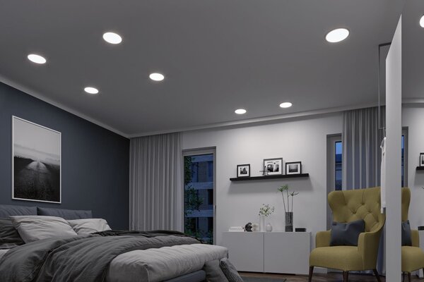 P 93043 Smart Home Zigbee LED vestavné svítidlo Areo VariFit IP44 kruhové 175mm 13W měnitelná bílá - PAULMANN