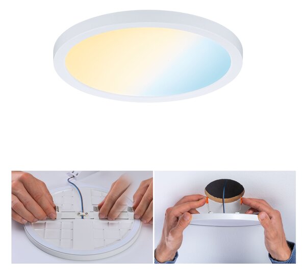 P 93043 Smart Home Zigbee LED vestavné svítidlo Areo VariFit IP44 kruhové 175mm 13W měnitelná bílá - PAULMANN