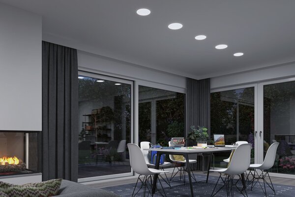 P 95387 Smart Home Zigbee LED vestavné svítidlo Veluna VariFit měnitelná bílá 215mm IP44 17W - PAULMANN