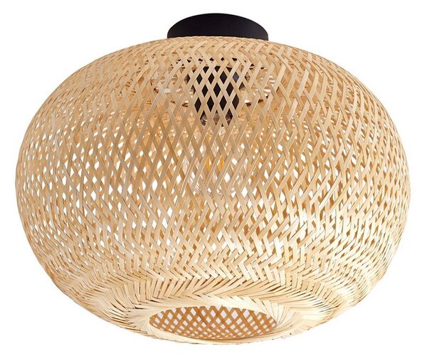 Stropní Lampa Lindby, Kessia, stmívatelné, Dřevo, Jídelna, Bambus, Venkovský / rustikální