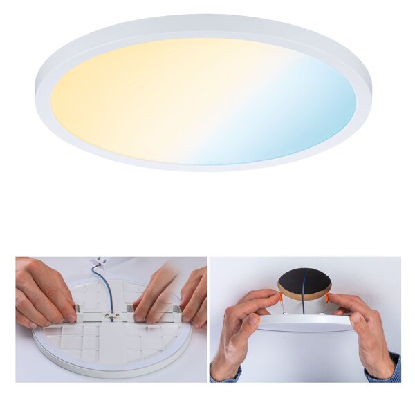 P 93044 Smart Home Zigbee LED vestavné svítidlo Areo VariFit IP44 kruhové 230mm 16W bílá měnitelná bílá - PAULMANN