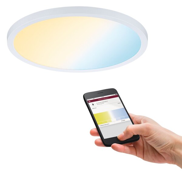 P 93044 Smart Home Zigbee LED vestavné svítidlo Areo VariFit IP44 kruhové 230mm 16W bílá měnitelná bílá - PAULMANN