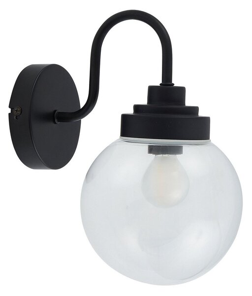 Nástěnná Svítidla Lucande, Badolo, stmívatelné, Černá, Koupelna