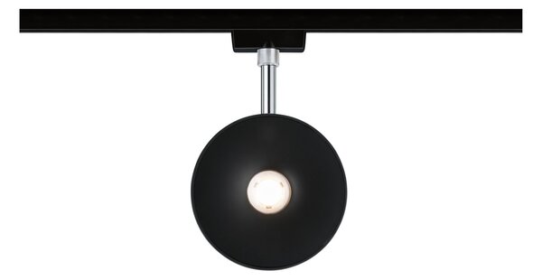 P 96938 URail LED-spot Sphere černá mat chrom 7,4W 2.700K - PAULMANN