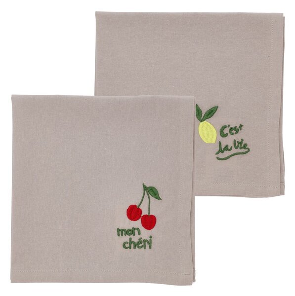 Textilní ubrousky v sadě 2 ks 40x40 cm Bistro – Södahl