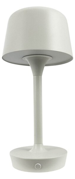 Stolní lampa Dyberg Larsen, Flow, stmívatelné, Béžová, Obývací pokoj, Kov, Skandinávský