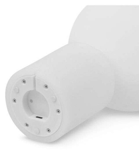 Stolní lampa Normann Copenhagen, stmívatelné, Bílá, Obývací pokoj, Plast