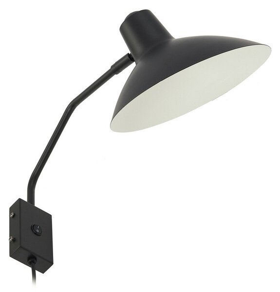 Nástěnná Svítidla Lindby, Adrik, Černá, Obývací pokoj, Kov, Moderní