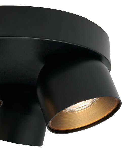 Stropní Lampa Nordlux, Pitcher, stmívatelné, Černá, Chodba, Kov, Moderní